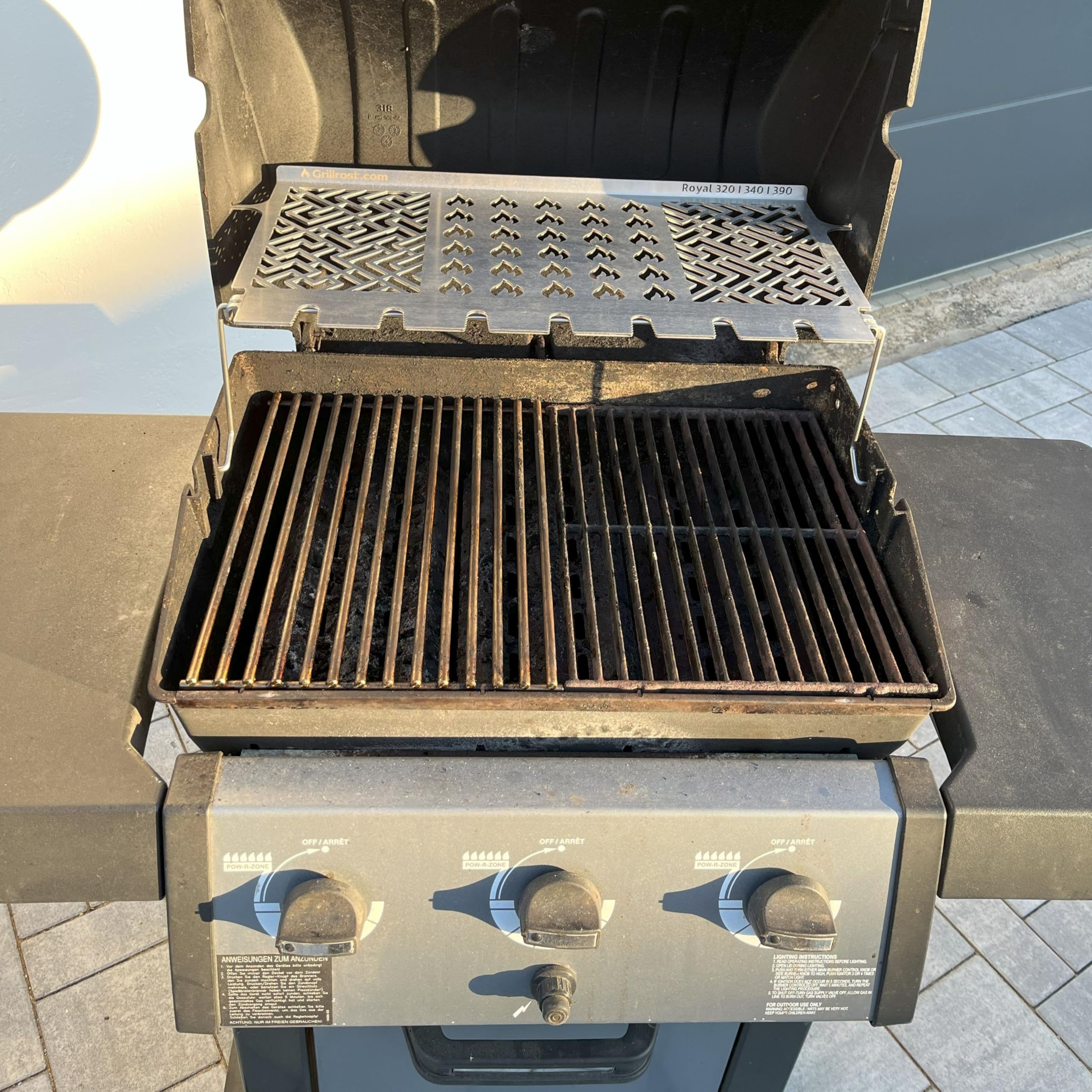 Grillrost.com Das Original Stacja wielofunkcyjna Broil King - Royal 320/340/390 - ruszt do podgrzewania