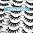 False Eyelashes Fluffy Faux Mink Lashes, Yasnai Natural Eyelashes14 Pairs Pack 9D Wispy Cat Eye Fake Lashes