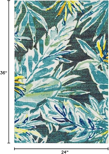 Miniatura 2 de DECOMALL Tapete pequeño para puerta de 2 x 3 pies, para porche, patio, balcón, terraza, patio, multi 24 x 36 pulgadas