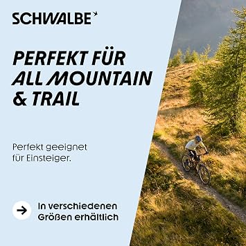 Schwalbe Tough Tom MTB Bicycle Tyre - XC Profile K-Guard Puncture Protection - Front Wheel Tyre Mountain Bike - Schwalbe Tyre MTB