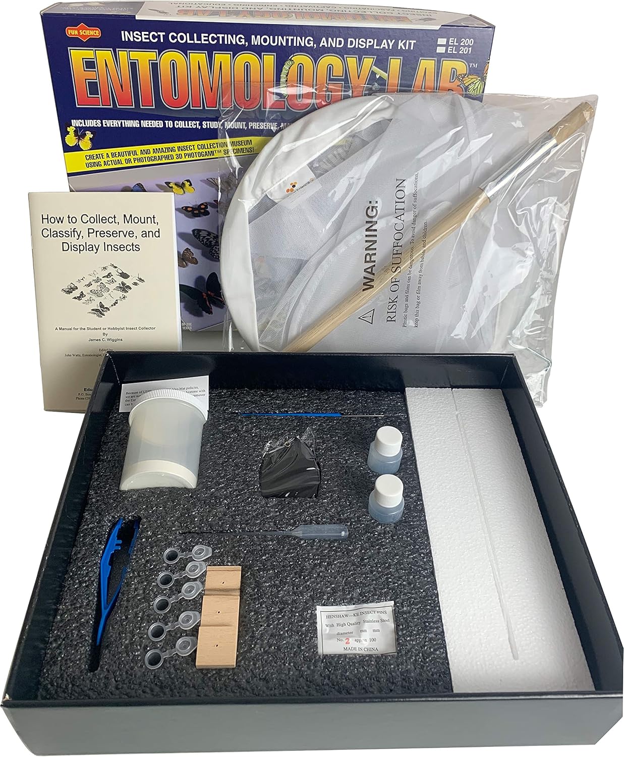 EDUCATIONAL SCIENCE WE Enable Discovery Entomology Lab Insect Collecting Kit with Net EL201