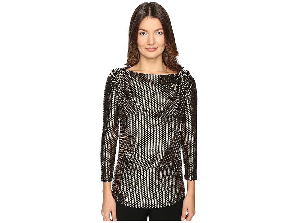 

Vivienne Westwood Amber Top (Black Laminated) Women's Clothing