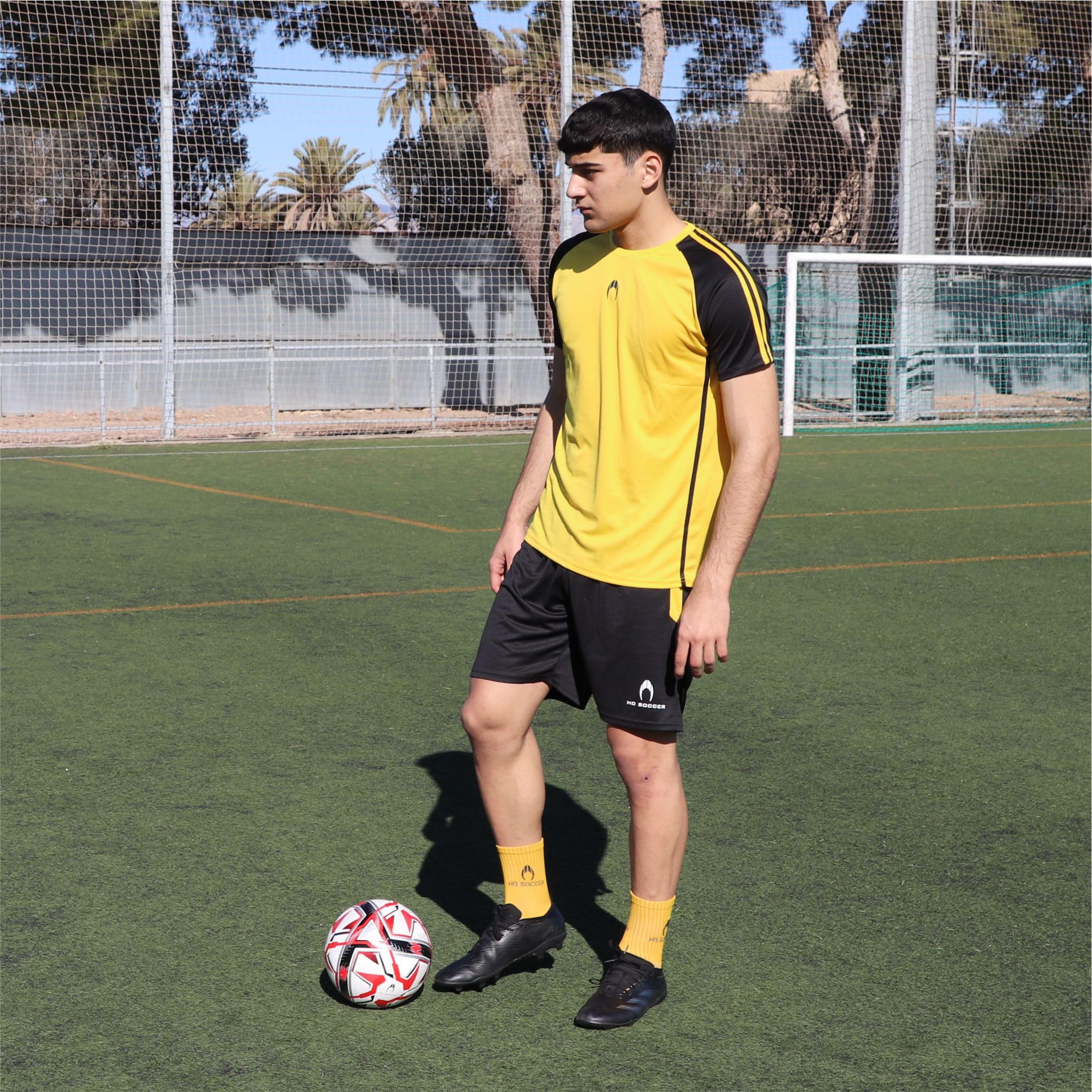 HO Soccer Koszulka piłkarska Uniseks - dzieci Camiseta Futbol Akademia Yellow/Black