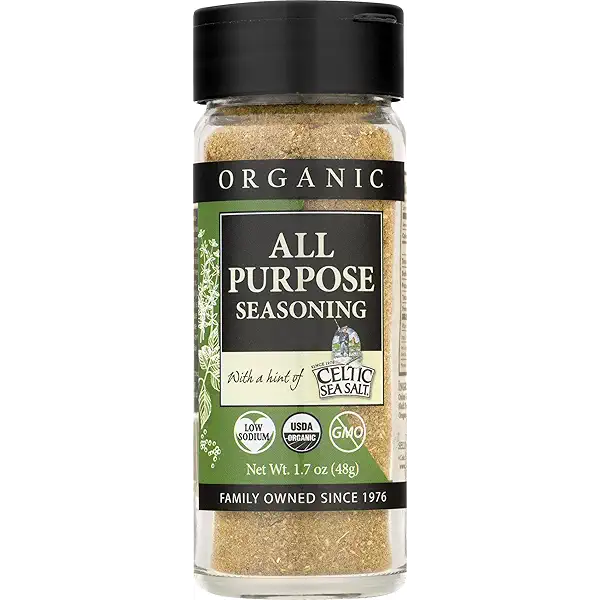 Gourmet Celtic Sea Salt Organic All Purpose Seasoning Shaker – Delicious, Bold Food Seasoning Adds Flavor to a Variety of Dishes, Hand Crafted, 2 Ounces 1