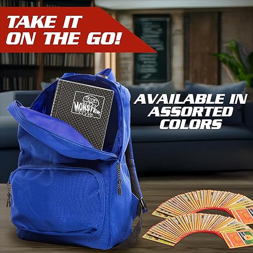 Miniatura 6 de Monster - Álbum de tarjetas coleccionables de 4 bolsillos, 20 cargas laterales, disuasorio de robo, páginas acolchadas para mayor protección,