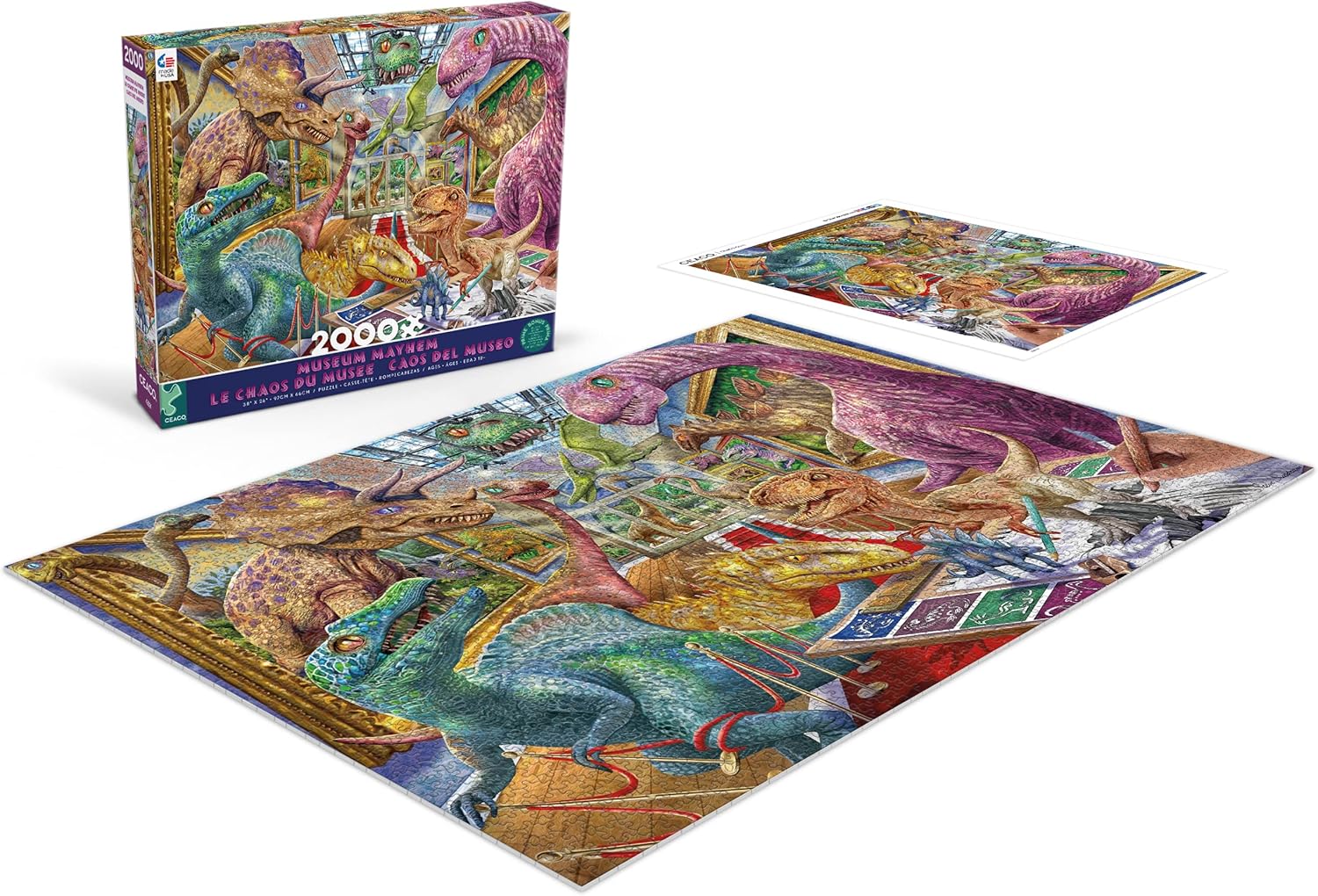 Ceaco - Steve Sundram - Museum Mayhem - 2000 Piece Jigsaw Puzzle