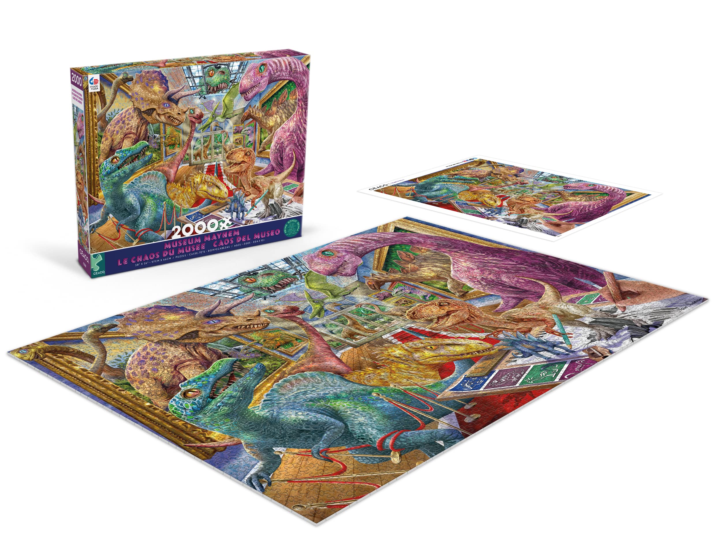 Ceaco - Steve Sundram - Museum Mayhem - Puzzle da 2000 pezzi