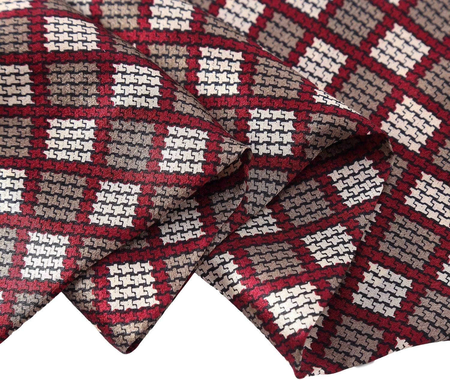 Long Charmeuse Satin Silk Scarf for Men - Image 5