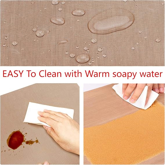 3 Pack Teflon Sheet For Heat Press, 12 x 16 Transfer Paper for T Shirts