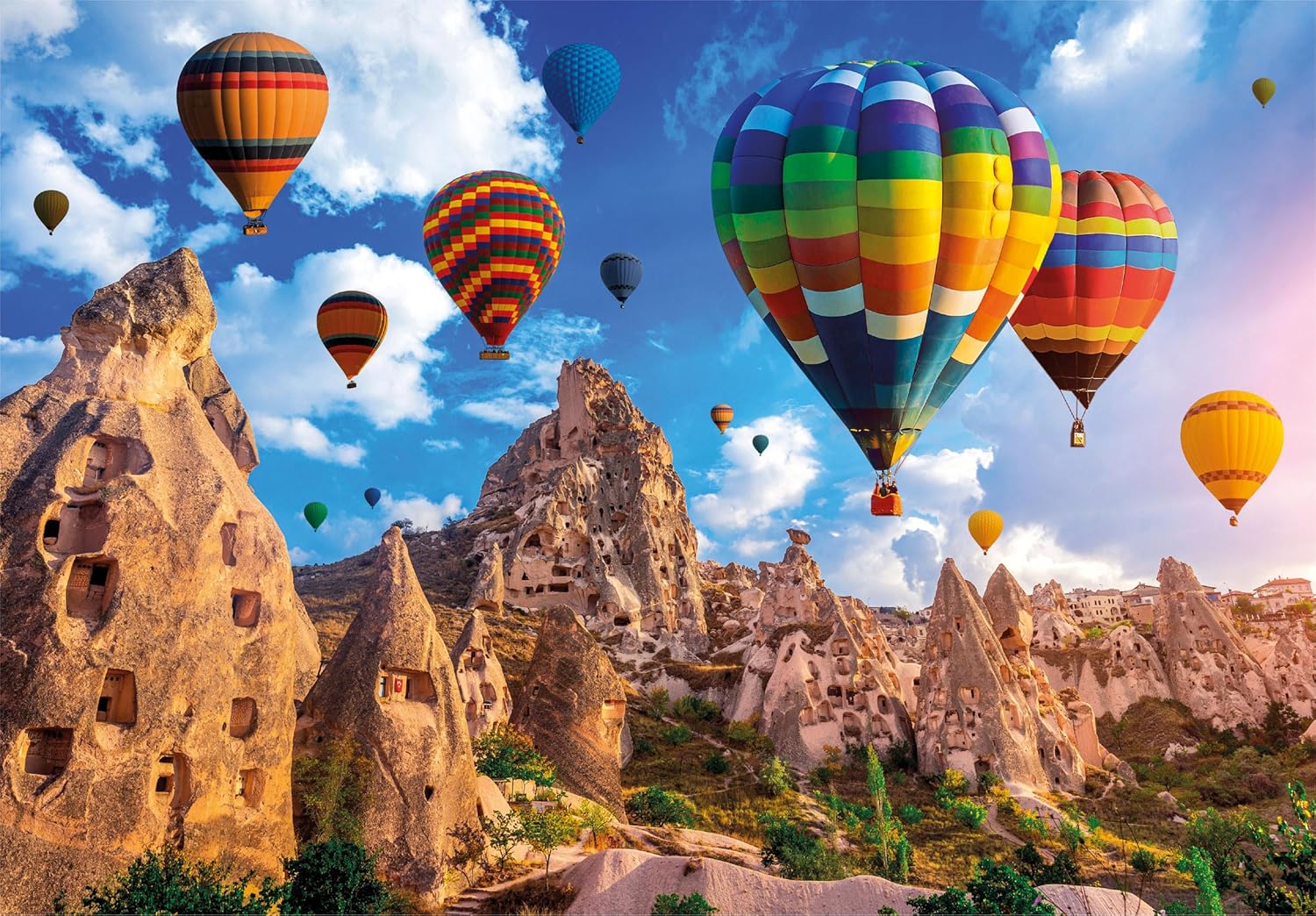 Clementoni - 39825 - Puzzle Collection - Balloons in Cappadocia - 1000 Pieces - Adult Puzzle, Horizontal, Fun for Adults, Made in Italy