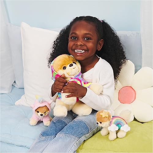 Miniatura 4 de GUND - Itty Bitty Boo - Perro de peluche de piña 5 pulgadas Birthday Tutu, Brown, Pink, Mermaid, Monsteroo, Pineapple, Raccoon