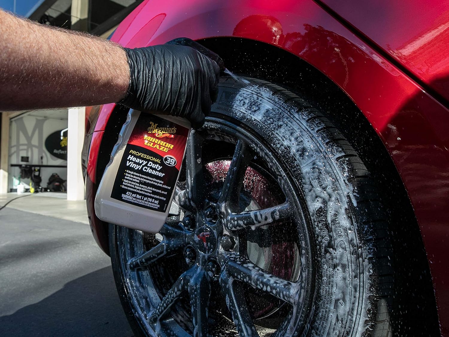 Meguiar’s M3916 Mirror Glaze Heavy Duty Vinyl Cleaner, 16 Fluid Ounces: Automotive