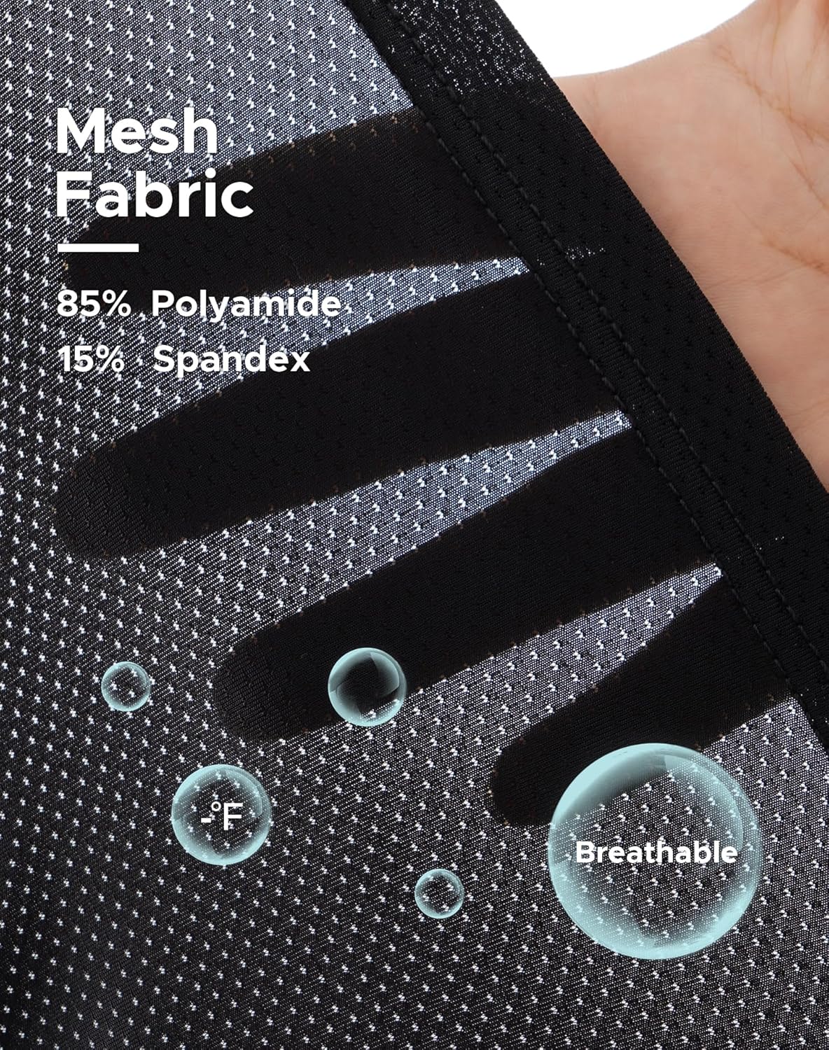 INNERSY Men's Big and Tall Boxer Briefs Breathable Mesh Cooling Underwear 3-Pack - Image 4