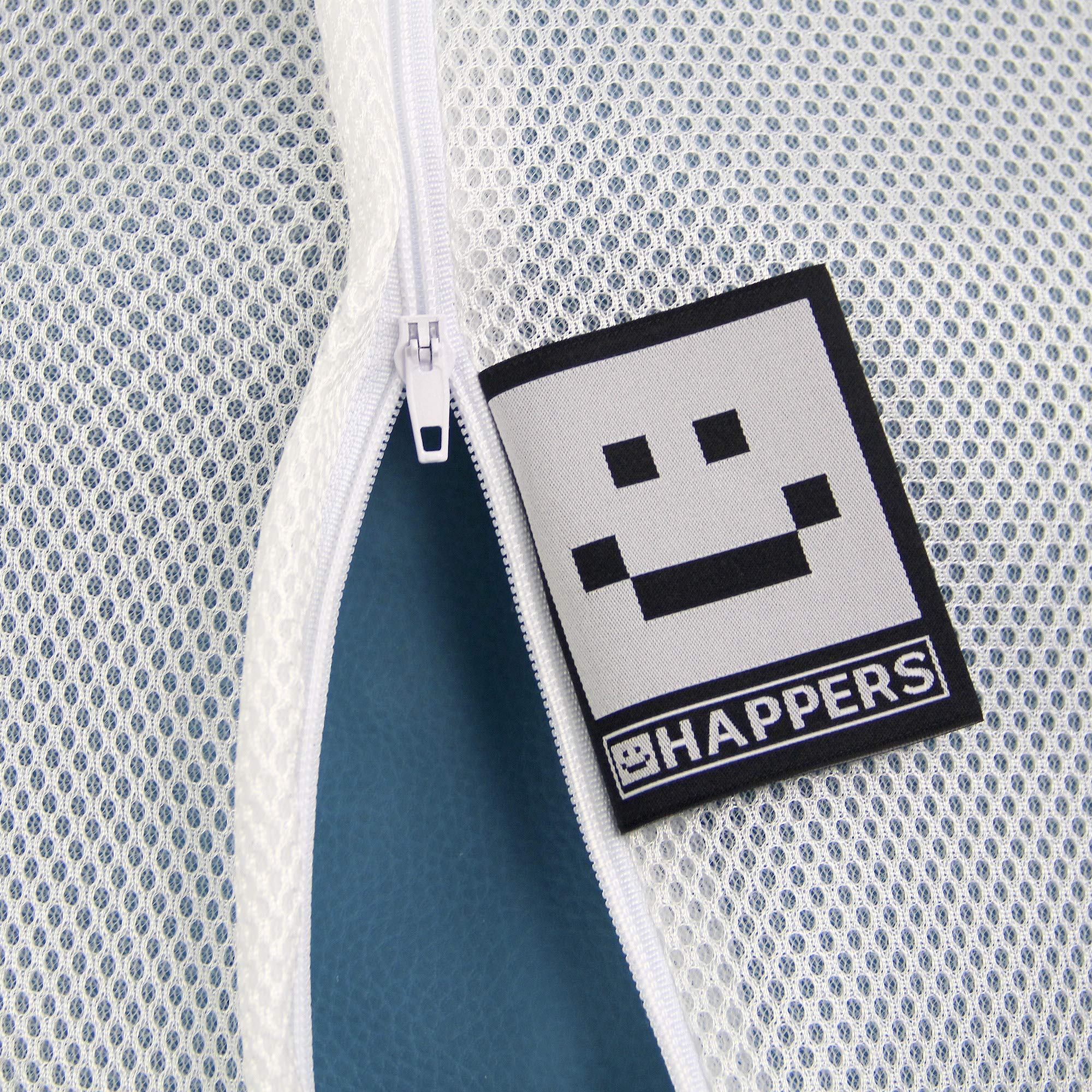 HAPPERS Funda 3D Lavable-Transpirable Gris para Puff Pera Relax