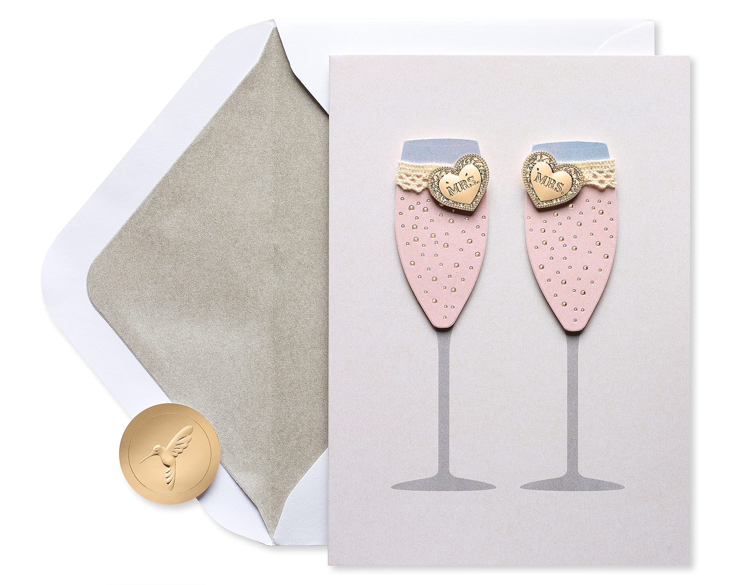 Papyrus Lesbian Wedding Card (Mrs. & Mrs.)