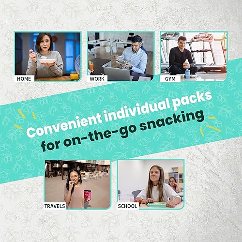 Miniatura 6 de Nutruit Gourmet Healthy Snack Mega Variety Box paquete de 32 vegano sin gluten sin OMG kosher proteína a base de plantas alta fibra caja de regalo