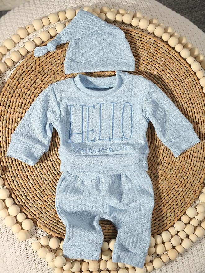 Bodys Bebé Unisex Manga Larga Conjunto Ropa Newborn miniatura 2