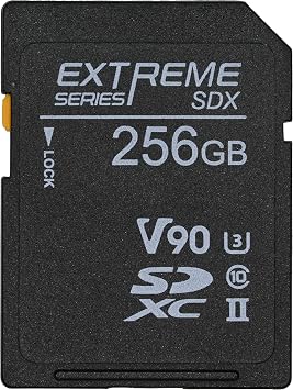 256GB Extreme SDXC V90 UHS-II Memory Card Nikon/Panasonic/Canon/Sony/Fujifilm NP467C256GZX3