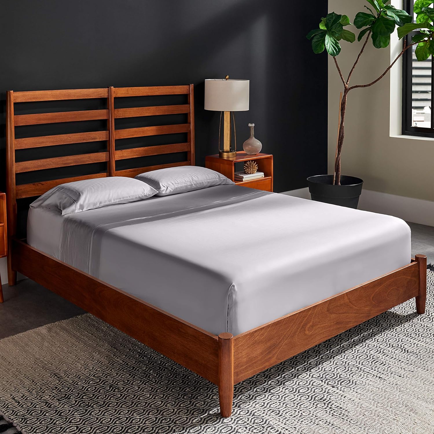 Exclusive Discount 60% Price Tempur-Pedic Cool Luxury Sheet Set, King, Silver Sconce