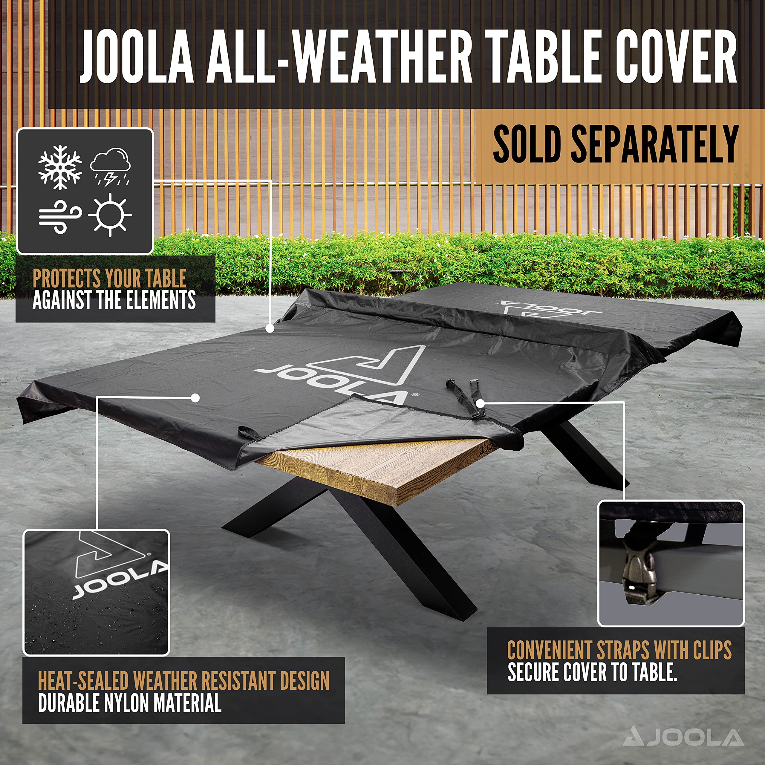 JOOLA Berkshire Outdoor Table Tennis Table Multi Use Conference Table