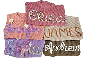 Personalized Baby Girl Clothes: Hand Embroidered Sweaters for a Special Touch