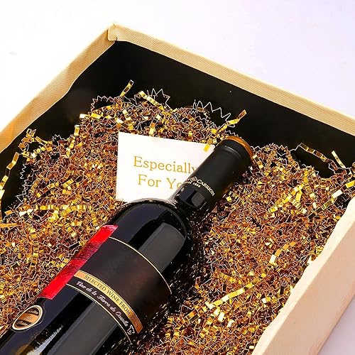 Miniatura 66 de Uptotop Relleno de papel de corte arrugado de 1/2 libra para rellenar cestas de regalo, cumpleaños, Navidad, Acción de Gracias, boda, día