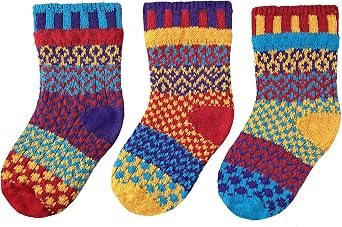 Solmate Socks Boys and Girls - Mismatched Crew Socks for Kids