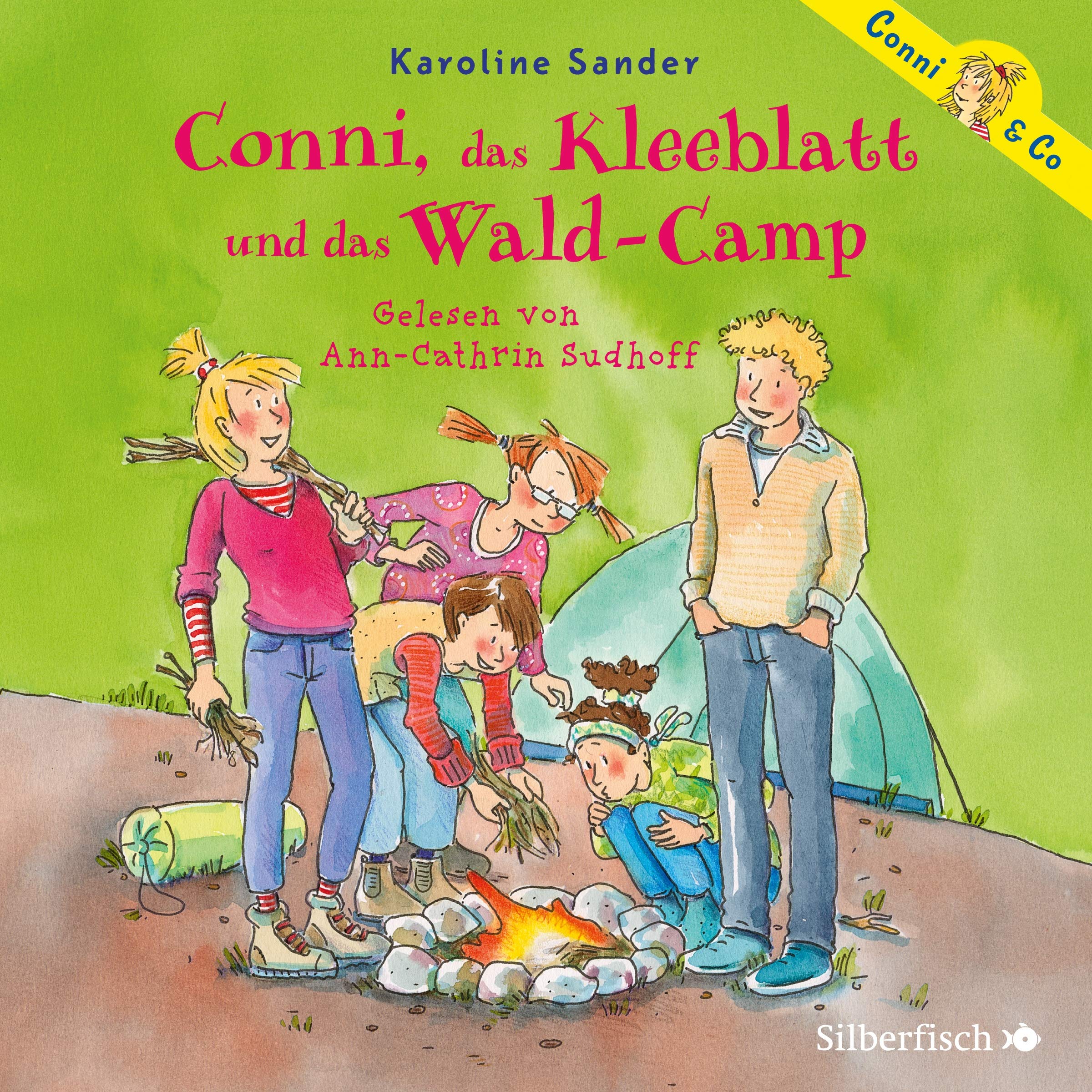 Cover art for Conni, das Kleeblatt und das Wald-Camp