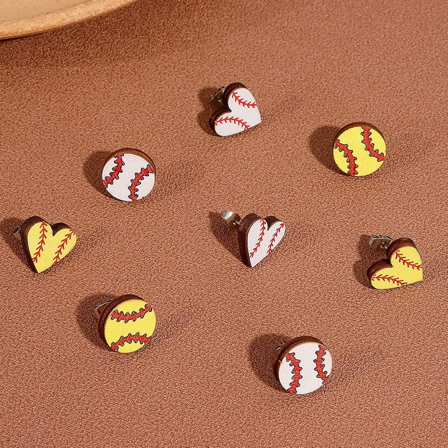Baseball Earrings for Women Baseball Mom Essentials Accessories Gifts Lightweight Game Day Team Sports Earrings Jewelry Party Favors Shirts Women - Image 4