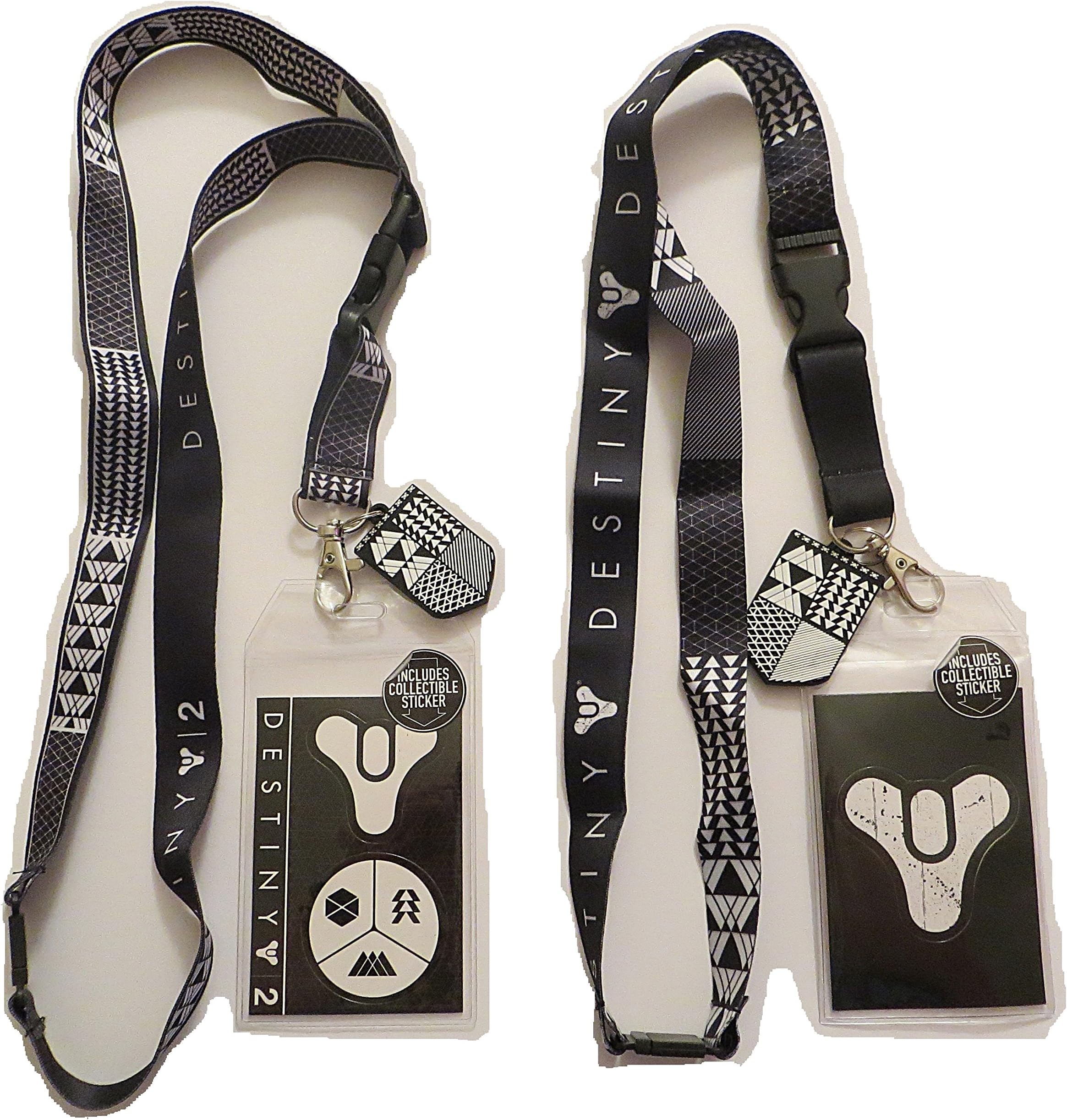 Destiny 2 Lanyard Bundle of 2 Badge Holder Keychains