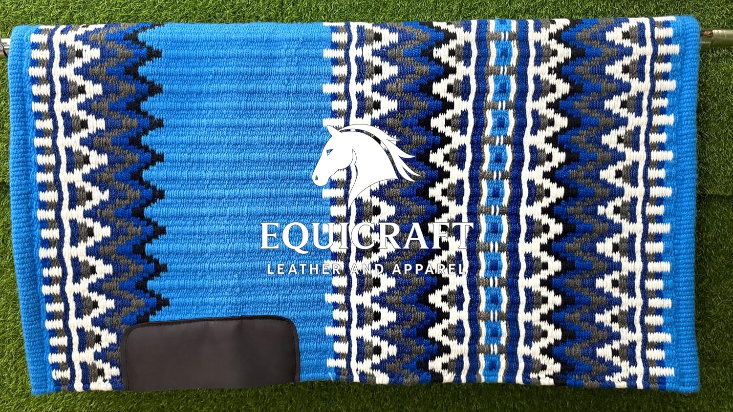 Handmade Western Show Saddle Blanket | Genuine New Zealand Wool Pad | Custom Equestrian Gear AM-253