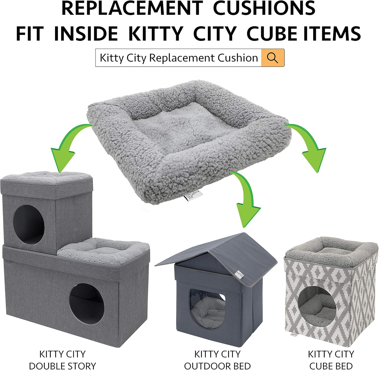 Kitty City Outdoor Cabin Cat House,Cat Cube, Water Resistant Condo, Brown (CM-10081-CS01) : Pet Supplies