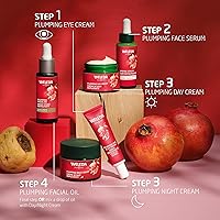 Vista 10 de Weleda Face Care Plumping Day Cream, 1.3 Fluid Ounce, Plant Rich Moisturizer with Pomegranate and Maca Root Peptides