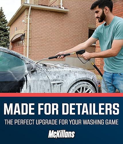 Miniatura 4 de McKillans Varita de extensión de lavadora a presión para automóvil, extensión de varilla de lavadora eléctrica para lavado de automóvil, repuesto de