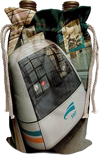 3dRose Danita Delimont - Trains - CHINA, Shanghai. Pudong. Shanghai Mag-Lev Train -AS07 WBI0707 - Walter Bibikow - Wine Bag (wbg_75758_1)