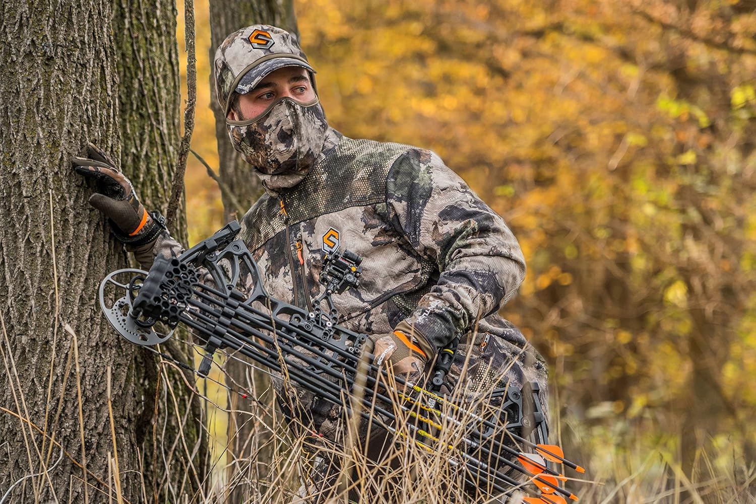 ScentLok Camo Hunting Pants for Men - Savanna Aero Crosshair Lightweight Gear (Mossy Oak Terra Gila, Small)