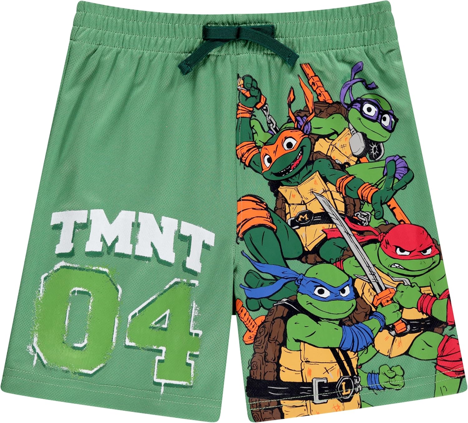 Teenage Mutant Ninja Turtles Boys Basketball Jersey Shirt and Shorts Clothing Set- Little and Big Boys Sizes 4-20