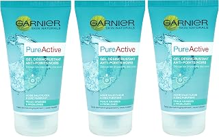 Garnier - Pure Activo - Exfoliante - Gel exfoliante anti puntos negros Lote 3