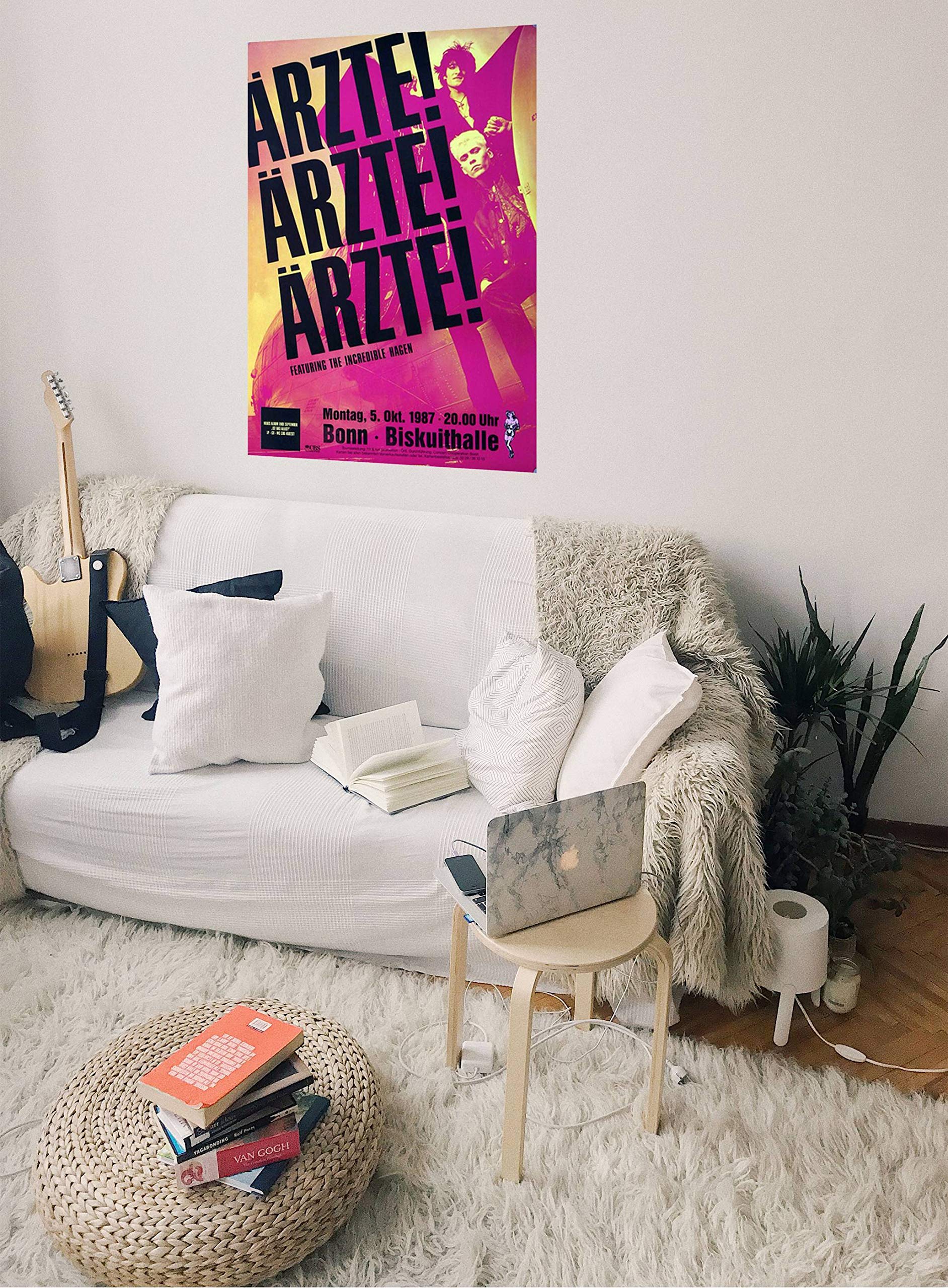 Premium Poster/Plakat | DIN A1 | Live Konzert Veranstaltung » Die Ärzte - Ist das Alles, Bonn 1987 «