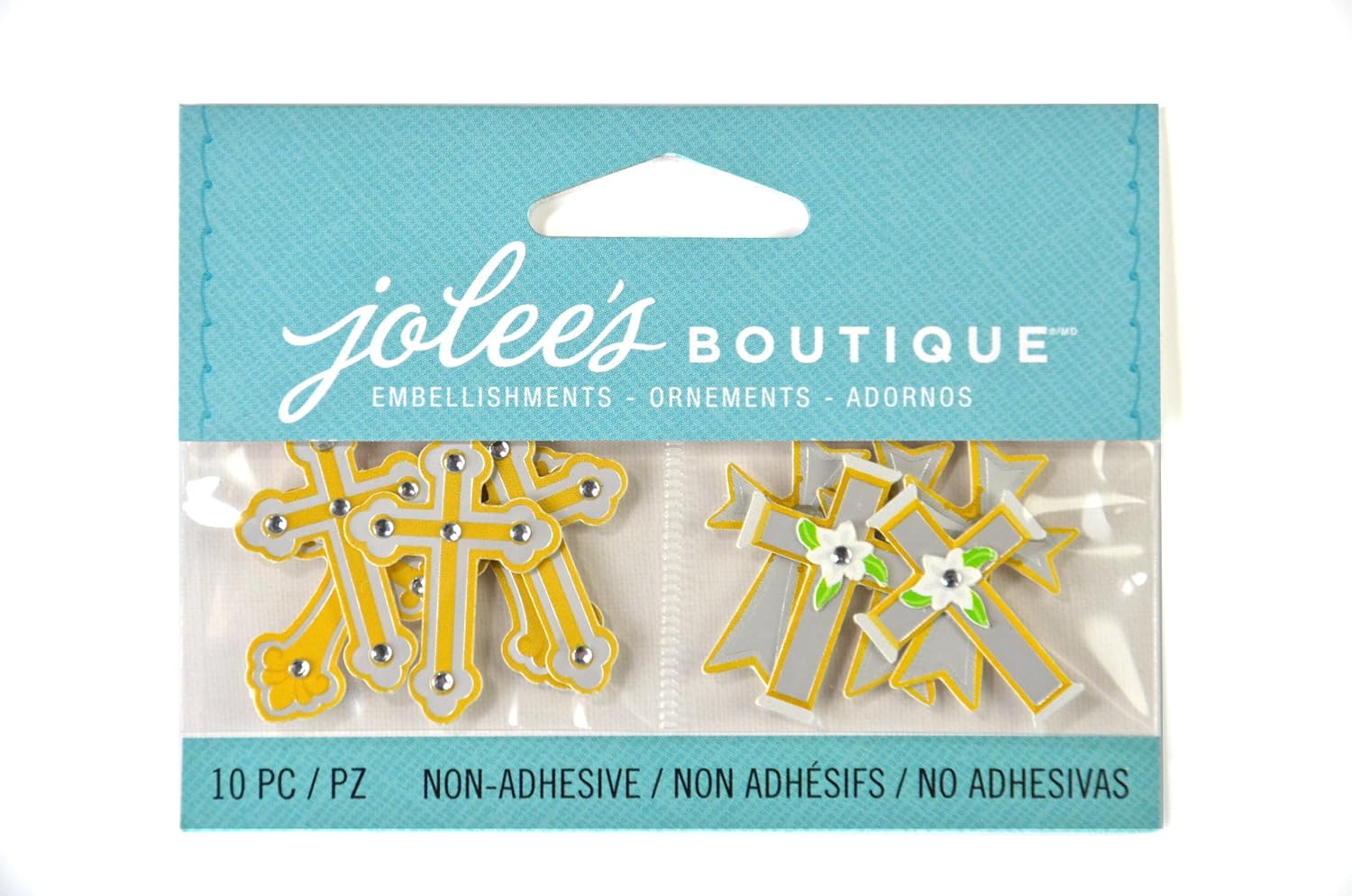 Jolee's Boutique Scrapbooking Embellishments, Mini Crosses