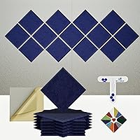 Vista 18 de Paneles acústicos autoadhesivos [390 lbs/yd³ de ultra-alta densidad], panel absorbente de sonido de 2ª generación, panel de sonido de nivel