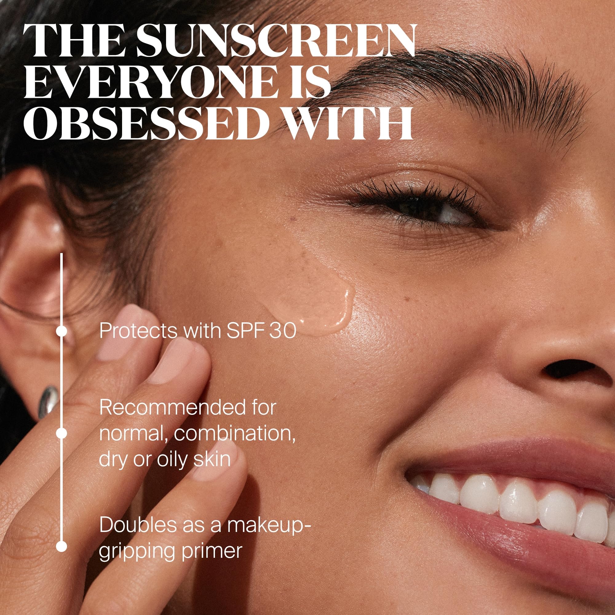 Supergoop! Unseen Sunscreen, SPF 30, Invisible, Broad Spectrum Face Sunscreen + Makeup-Gripping Primer, Weightless, Scentless - Image 2