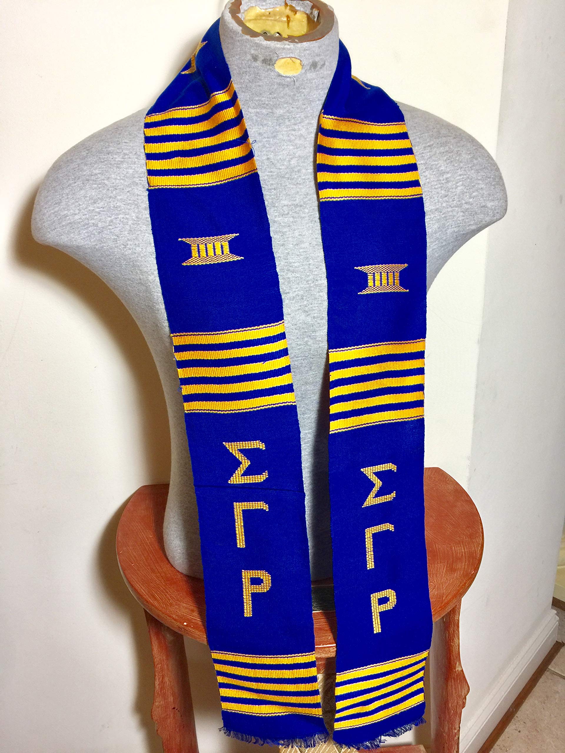 Sigma Gamma Rho Sorority Handwoven Ghana Kente Stole