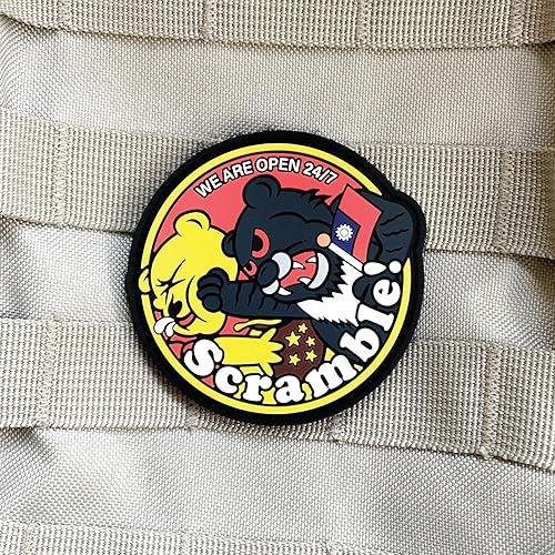 Miniatura 2 de Parches morales de Taiwán - Parches tácticos divertidos  Parches de equipo militar, accesorios Molle, divertidos parches militares de PVC para