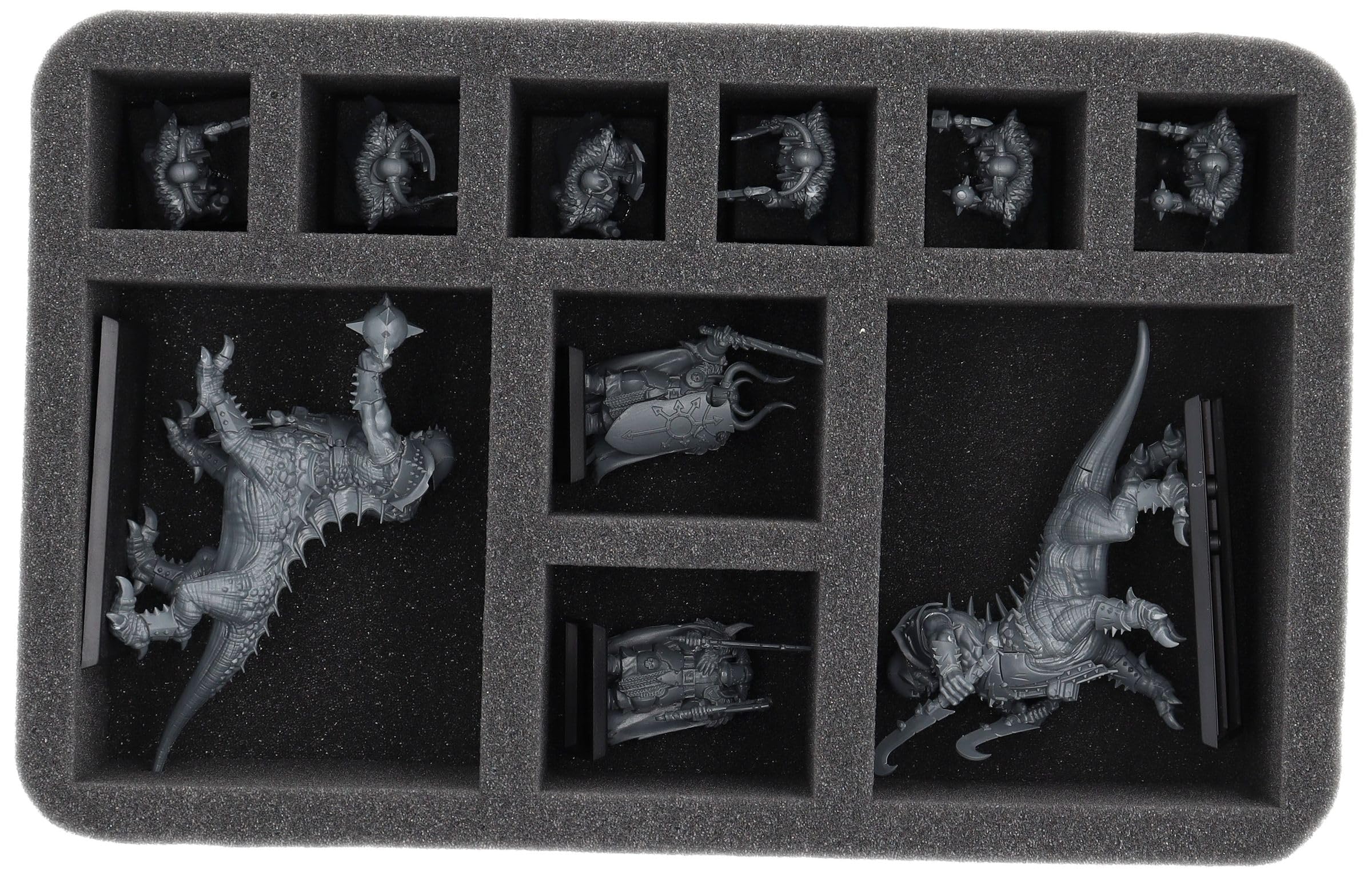 Set di vassoi in Schiuma per Miniature dei Guerrieri del Caos del Vecchio Mondo, per conservare e trasportare Cavalieri del Caos, Marauder, Predoni, Orchi Dragoni e Carri del Caos.