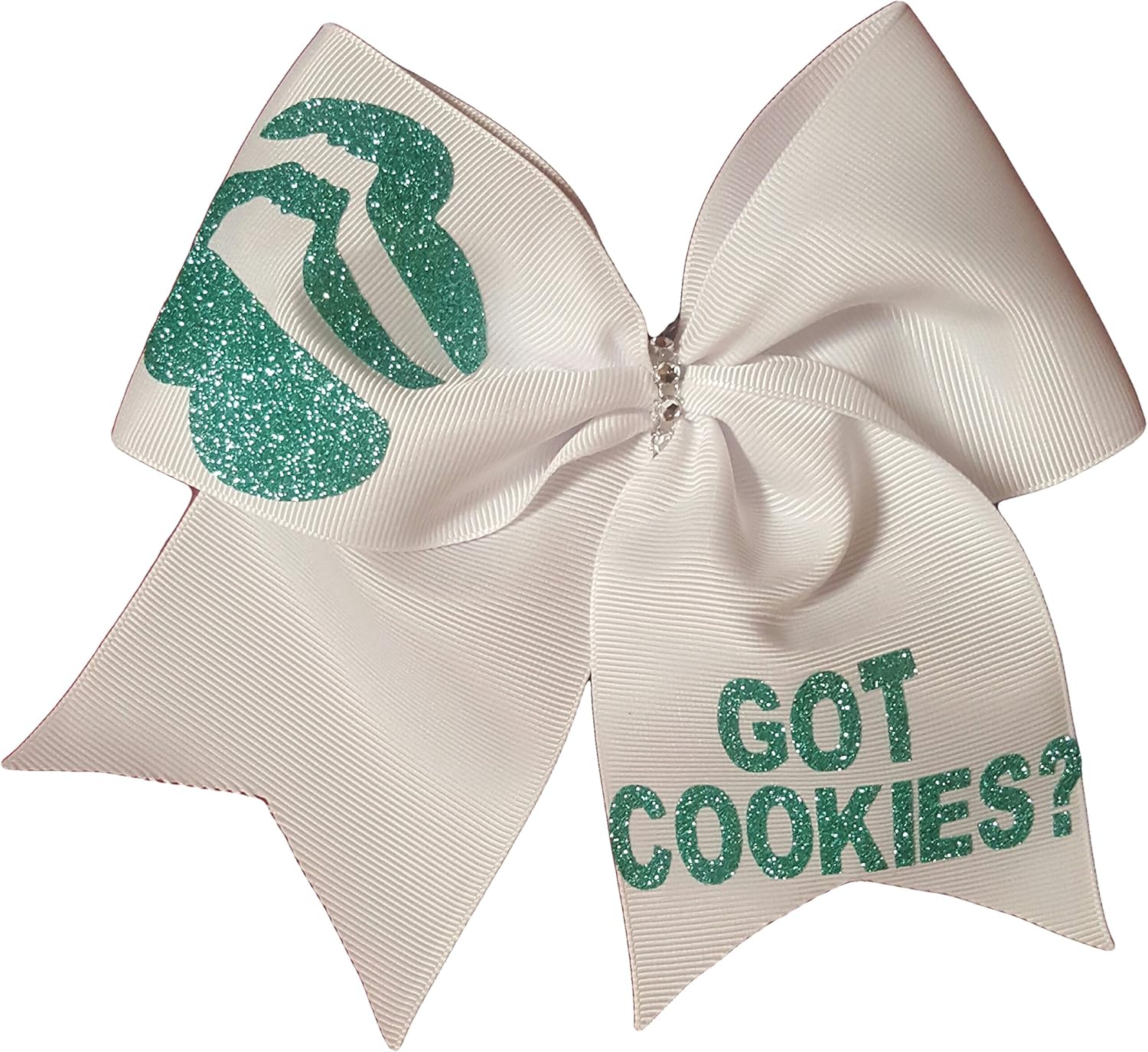 Cheer Bows White Got Cookies? Girl Scouts Hair Bow Y