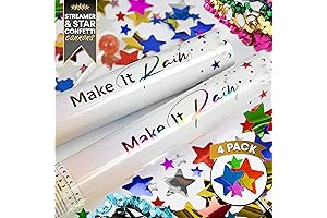 Confetti Cannon Party Poppers: Unleash a Symphony of Colors with Each Shot!