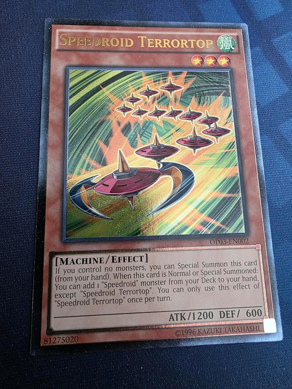 YU-GI-OH! - Speedroid Terrortop (OP03-EN002) - OTS Tournament Pack 3 - Unlimited Edition - Ultimate Rare
