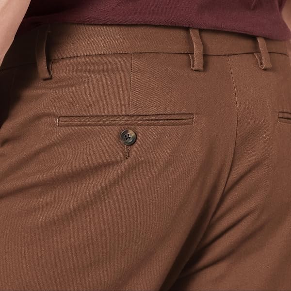 Amazon Essentials Men's Slim Fit Wrinkle-Resistant Flat-Front Work Chino Trousers - 4