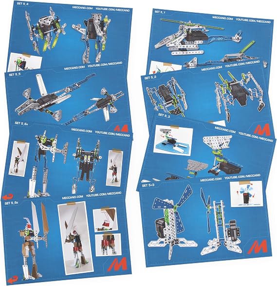 MECCANO Erector, Motorized Movers S.T.E.A.M. Building Kit with Animatronics, for Ages 10 and Up